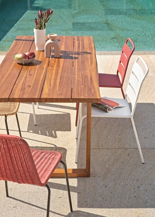 Maisons Du Monde Chaises De Jardin Chaise De Jardin En Résine Terracotta Et Métal Noir 7 Maisons Du Monde Chaises De Jardin Chaise De Jardin En Résine Terracotta Et Métal Noir – Image 5