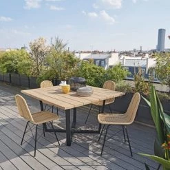 Maisons Du Monde Chaises De Jardin Chaise De Jardin En Résine Tressée Imitation Rotin Et Métal Noir 13 Maisons Du Monde Chaises De Jardin Chaise De Jardin En Résine Tressée Imitation Rotin Et Métal Noir -Fauteuils de jardin Soldes Boutique chaise de jardin en resine tressee imitation rotin et metal noir 1000 16 24 186574 9