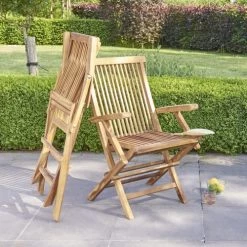 Bois Dessus Bois Dessous Chaises De Jardin Chaise De Jardin En Teck Huilé Pliante -Fauteuils de jardin Soldes Boutique chaise de jardin en teck huile pliante 3