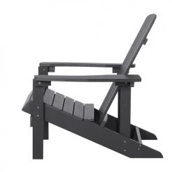 Beliani Fauteuils De Jardin Chaise De Jardin Gris Foncé Avec Repose-pied 12 Beliani Fauteuils De Jardin Chaise De Jardin Gris Foncé Avec Repose-pied -Fauteuils de jardin Soldes Boutique chaise de jardin gris fonce avec repose pied 3