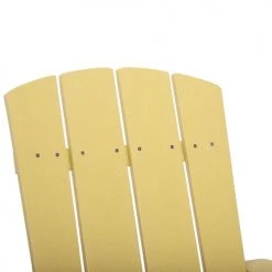 Beliani Fauteuils De Jardin Chaise De Jardin Jaune -Fauteuils de jardin Soldes Boutique chaise de jardin jaune 5