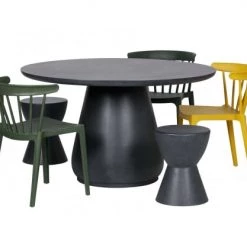 Woood Chaises De Jardin Chaise De Jardin Plastique Moderne Empilable Vert Foncé -Fauteuils de jardin Soldes Boutique chaise de jardin plastique moderne empilable vert fonce 3