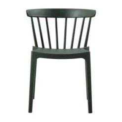 Woood Chaises De Jardin Chaise De Jardin Plastique Moderne Empilable Vert Foncé -Fauteuils de jardin Soldes Boutique chaise de jardin plastique moderne empilable vert fonce 4