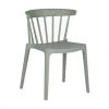 Woood Chaises De Jardin Chaise De Jardin Plastique Moderne Empilable Vert Thym -Fauteuils de jardin Soldes Boutique chaise de jardin plastique moderne empilable vert thym