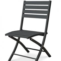 Dcb Garden Chaises De Jardin Chaise De Jardin Pliante En Aluminium Gris Anthracite