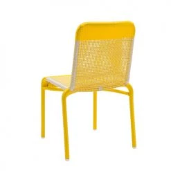 Kok Maison Chaises De Jardin Chaise De Jardin Tressée En Résine Jaune Citron -Fauteuils de jardin Soldes Boutique chaise de jardin tressee en resine jaune citron 3