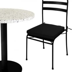 Mathi Design Chaises De Jardin Chaise De Repas Métal Noir -Fauteuils de jardin Soldes Boutique chaise de repas metal noir 1