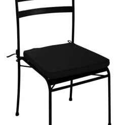 Mathi Design Chaises De Jardin Chaise De Repas Métal Noir -Fauteuils de jardin Soldes Boutique chaise de repas metal noir 3