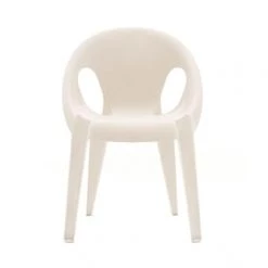 Magis Chaises De Jardin Chaise Empilable Bell Plastique Blanc 55x78x53 Cm