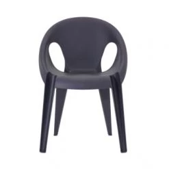Magis Chaises De Jardin Chaise Empilable Bell Plastique Bleu 55x78x53 Cm