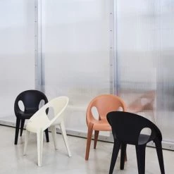 Magis Chaises De Jardin Chaise Empilable Bell Plastique Orange 55x78x53 Cm -Fauteuils de jardin Soldes Boutique chaise empilable bell plastique orange 55x78x53 cm 3