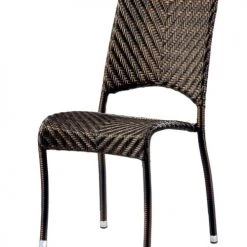 Fauteuils de jardin Soldes Boutique 31 Alexander Rose Chaises De Jardin Chaise Empilable En Aluminium Et Fibres Synthétiques Bronze