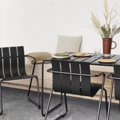 Mater Chaises De Jardin Chaise En Filets De Pêche Et Plastique Recyclés Noire -Fauteuils de jardin Soldes Boutique chaise en filets de peche et plastique recycles noire 3