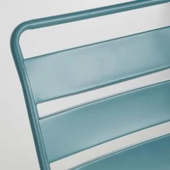 Maisons Du Monde Chaises De Jardin Chaise En Métal Bleu Canard -Fauteuils de jardin Soldes Boutique chaise en metal bleu canard 1000 16 38 219265 3