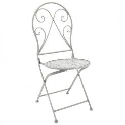 Aubry Gaspard Chaises De Jardin Chaise En Métal Forgé Pliante