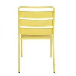 Maisons Du Monde Chaises De Jardin Chaise En Métal Jaune -Fauteuils de jardin Soldes Boutique chaise en metal jaune 1000 2 0 219268 4