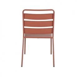Maisons Du Monde Chaises De Jardin Chaise En Métal Terracotta -Fauteuils de jardin Soldes Boutique chaise en metal terracotta 1000 15 37 219264 6