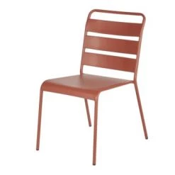 Maisons Du Monde Chaises De Jardin Chaise En Métal Terracotta -Fauteuils de jardin Soldes Boutique chaise en metal terracotta belleville 1000 15 37 219264 1 2