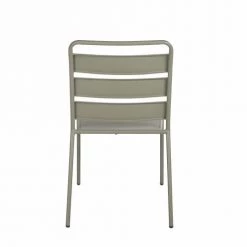 Maisons Du Monde Chaises De Jardin Chaise En Métal Vert Kaki -Fauteuils de jardin Soldes Boutique chaise en metal vert kaki 1000 1 40 219267 4