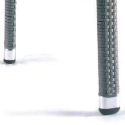 Gecko Jardin Chaises De Jardin Chaise En Résine Tressée Plate Grise -Fauteuils de jardin Soldes Boutique chaise en resine tressee plate grise 4