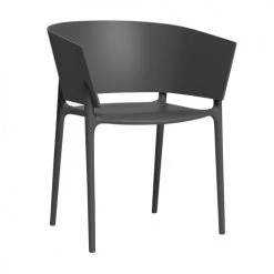 Vondom Chaises De Jardin Chaise-fauteuil D'extérieur Noire