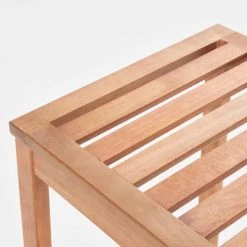 Oviala Chaises De Jardin Chaise Haute En Bois D'eucalyptus -Fauteuils de jardin Soldes Boutique chaise haute en bois d eucalyptus 2