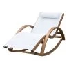 Outsunny Bains De Soleil Et Chaises Longues Chaise Longue à Bascule Bois Blanc 1 Outsunny Bains De Soleil Et Chaises Longues Chaise Longue à Bascule Bois Blanc -Fauteuils de jardin Soldes Boutique chaise longue a bascule bois blanc