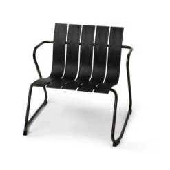 Mater Chaises De Jardin Chaise Longue Acier Et Plastique Recyclé Beige -Fauteuils de jardin Soldes Boutique chaise longue acier et plastique recycle noir