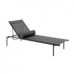 Arcane Bains De Soleil Et Chaises Longues Chaise Longue Avec Coussin Empilable En Aluminium Et Textilène -Fauteuils de jardin Soldes Boutique chaise longue avec coussin empilable en aluminium et textilene 5