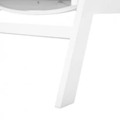 Beliani Bains De Soleil Et Chaises Longues Chaise Longue De Jardin En Aluminium Grise -Fauteuils de jardin Soldes Boutique chaise longue de jardin en aluminium grise 5