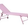 Beliani Bains De Soleil Et Chaises Longues Chaise Longue En Aluminium Avec Revêtement Rose 2 Beliani Bains De Soleil Et Chaises Longues Chaise Longue En Aluminium Avec Revêtement Rose -Fauteuils de jardin Soldes Boutique chaise longue en aluminium avec revetement rose