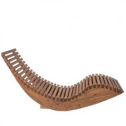 Beliani Bains De Soleil Et Chaises Longues Chaise Longue En Bois Naturel -Fauteuils de jardin Soldes Boutique chaise longue en bois naturel 4