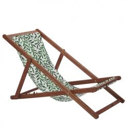 Beliani Bains De Soleil Et Chaises Longues Chaise Longue En Bois Solide Blanc -Fauteuils de jardin Soldes Boutique chaise longue en bois solide blanc 2