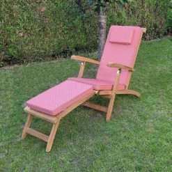 TECK’Attitude Bains De Soleil Et Chaises Longues Chaise Longue En Teck -Fauteuils de jardin Soldes Boutique chaise longue en teck 4