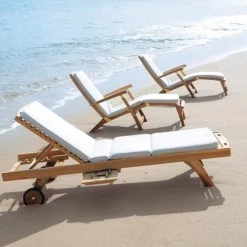 Maisons Du Monde Bains De Soleil Et Chaises Longues Chaise Longue En Teck Massif 7 Maisons Du Monde Bains De Soleil Et Chaises Longues Chaise Longue En Teck Massif -Fauteuils de jardin Soldes Boutique chaise longue en teck massif 1000 4 38 50030001 5