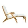 Maisons Du Monde Bains De Soleil Et Chaises Longues Chaise Longue En Teck Massif -Fauteuils de jardin Soldes Boutique chaise longue en teck massif 1000 4 38 50030001 6