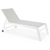 Bizzotto Bains De Soleil Et Chaises Longues Chaise Longue Haute Aluminium Et Textilène Blanc 1 Bizzotto Bains De Soleil Et Chaises Longues Chaise Longue Haute Aluminium Et Textilène Blanc -Fauteuils de jardin Soldes Boutique chaise longue haute aluminium et textilene blanc