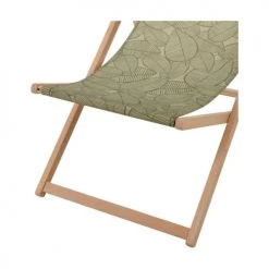 Wadiga Bains De Soleil Et Chaises Longues Chaise Longue Pliante Chilienne Verte Feuillage 97x55x85cm -Fauteuils de jardin Soldes Boutique chaise longue pliante chilienne verte feuillage 97x55x85cm 2