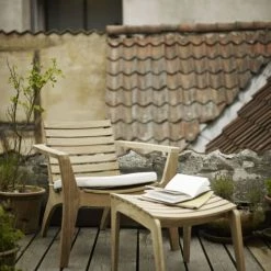 Skagerak Fauteuils De Jardin Chaise Lounge En Bois De Teck -Fauteuils de jardin Soldes Boutique chaise lounge en bois de teck 2