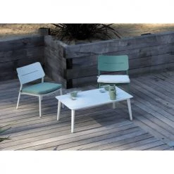 Proloisirs Chaises De Jardin Chaise Lounge Jardin En Aluminium Chic (lot De 2) Amande -Fauteuils de jardin Soldes Boutique chaise lounge jardin en aluminium chic lot de 2 amande 1