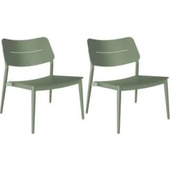 Proloisirs Chaises De Jardin Chaise Lounge Jardin En Aluminium Chic (lot De 2) Amande -Fauteuils de jardin Soldes Boutique chaise lounge jardin en aluminium chic lot de 2 amande 4