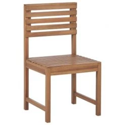 Beliani Chaises De Jardin Chaise Modulable En Bois D'acacia
