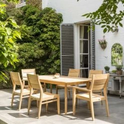 Alexander Rose Chaises De Jardin Chaise Repas Dossier Haut En Bois Jaune -Fauteuils de jardin Soldes Boutique chaise repas dossier haut en bois jaune 2