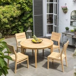 Alexander Rose Chaises De Jardin Chaise Repas Dossier Haut En Bois Jaune -Fauteuils de jardin Soldes Boutique chaise repas dossier haut en bois jaune 3