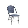 Sika Design Chaises De Jardin Chaise Repas Empilable En Alu Et Fibre Synthétique Bleu -Fauteuils de jardin Soldes Boutique chaise repas empilable en alu et fibre synthetique bleu