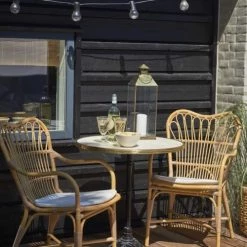 Sika Design Chaises De Jardin Chaise Repas En Aluminium Et Fibre Synthétique Aspect Rotin -Fauteuils de jardin Soldes Boutique chaise repas en aluminium et fibre synthetique aspect rotin 2