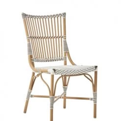 Sika Design Chaises De Jardin Chaise Repas En Aluminium Et Fibre Synthétique Aspect Rotin
