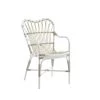 Sika Design Chaises De Jardin Chaise Repas En Aluminium Et Fibre Synthétique Blanc -Fauteuils de jardin Soldes Boutique chaise repas en aluminium et fibre synthetique blanc