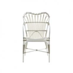 Sika Design Chaises De Jardin Chaise Repas En Aluminium Et Fibre Synthétique Blanc -Fauteuils de jardin Soldes Boutique chaise repas en aluminium et fibre synthetique blanc 5