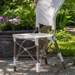 Sika Design Chaises De Jardin Chaise Repas En Aluminium Et Fibre Synthétique Grise -Fauteuils de jardin Soldes Boutique chaise repas en aluminium et fibre synthetique grise 3
